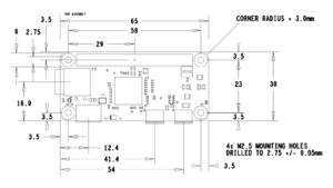 Raspberry Pi Mechanical Drawings & Dimensions - Raspberry Pi Spy