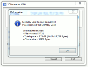 sd card formatter linux